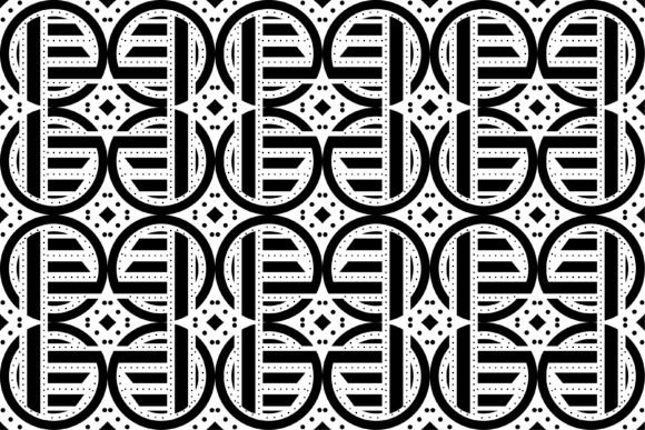 Download Black White Circle Pattern - White Collection