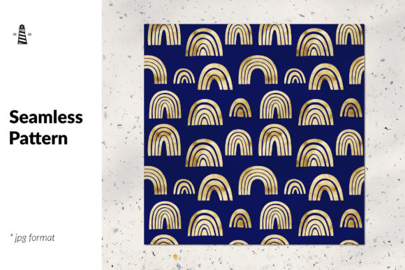 Download Gold Rainbows - Bohemian Pattern - Bohemian Collection