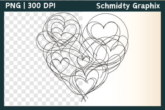 Download Intricate Line Art Heart Sublimation PNG - Intricate Collection