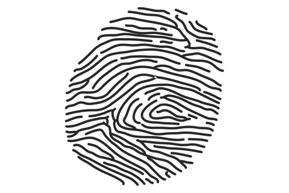 Download Finger Mark. Clue Symbol. Unique Human P - Unique Collection